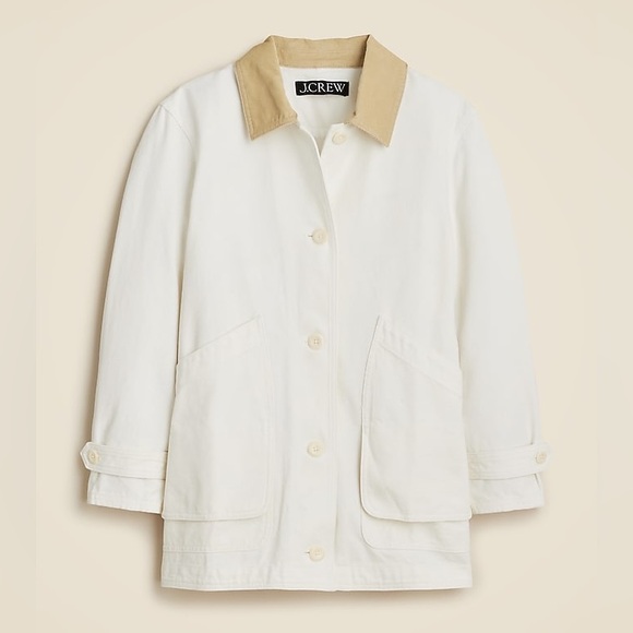 J. CREW Barn Jacket in Canvas - Women’s Size XL  - New - Picture 1 of 6